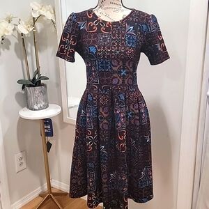 Bohemian LULAROE A-LINE DRESS Sz.Small.  C35